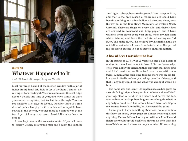 Pages 10 and 11: the opening of Chapter One, Whatever Happened to It
